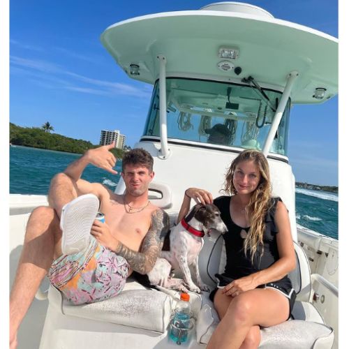 Christian Pulisic with girlfriend